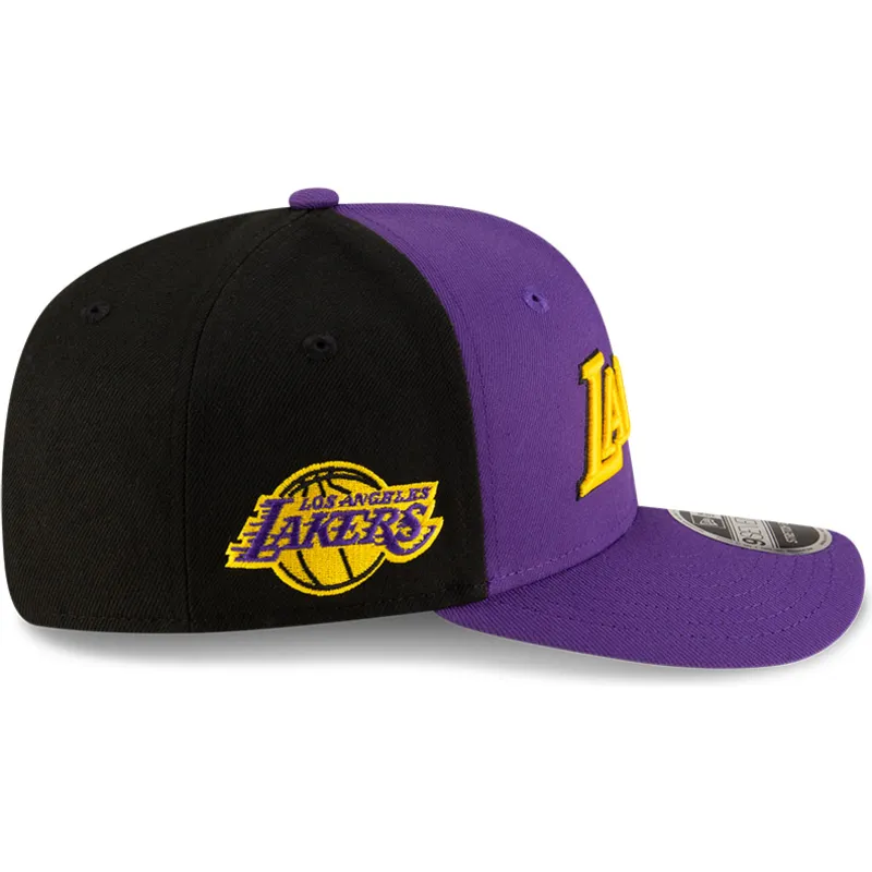 mutsid-kumer-violetne-snapback-9seventy-statement-stretch-snap-los-angeles-lakers-nba-new-era