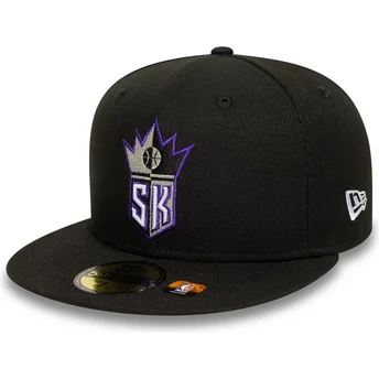 Mütsid lame must liibuv 59FIFTY Classic Sacramento Kings NBA New Era