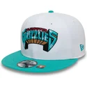 new-era-flat-brim-9fifty-classic-memphis-grizzlies-nba-white-and-green-snapback-cap