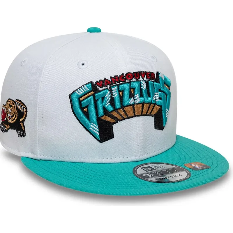 mutsid-lame-roheline-snapback-9fifty-classic-memphis-grizzlies-nba-new-era