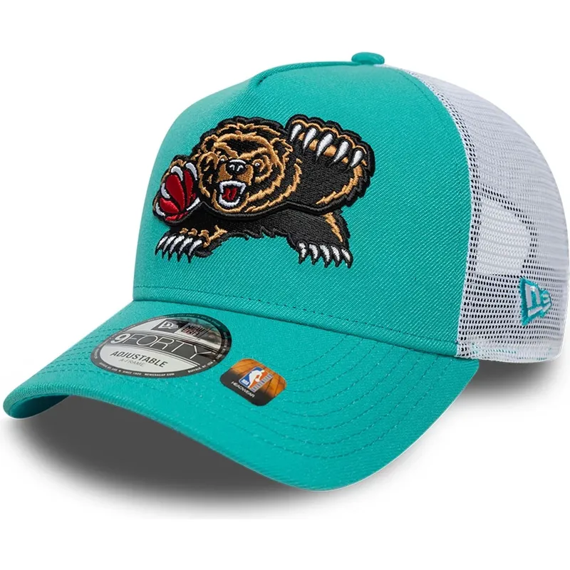 mutsid-kumer-roheline-snapback-a-frame-classic-memphis-grizzlies-nba-new-era