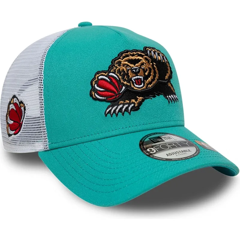 mutsid-kumer-roheline-snapback-a-frame-classic-memphis-grizzlies-nba-new-era