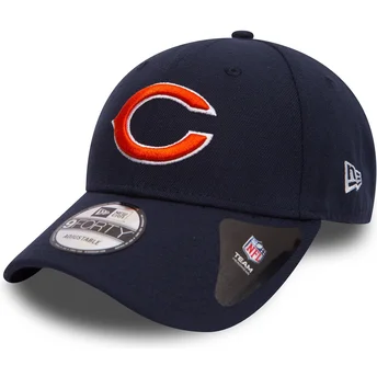 New Era Curved Brim 9FORTY The League Chicago Bears NFL Navy Blue Adjustable Cap