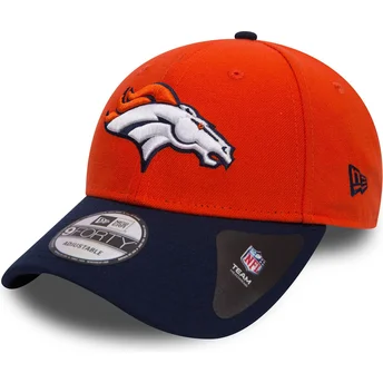 Cap kumer orange adjustable strap 9FORTY The League Denver Broncos NFL New Era