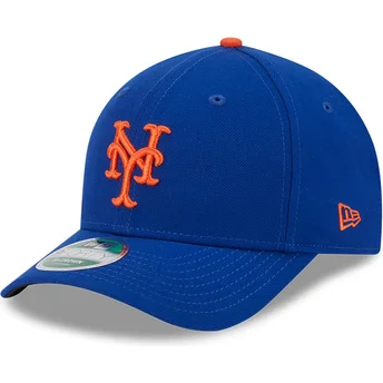 New Era Curved Brim 9FORTY M-Crown Player Replica New York Mets MLB Blue Snapback Cap