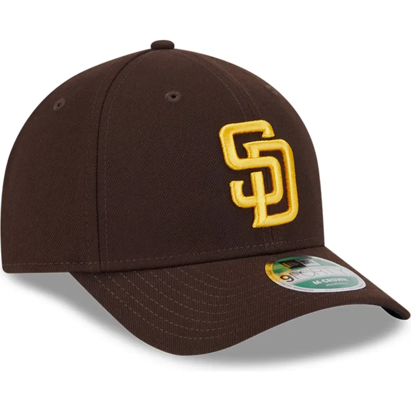 mutsid-kumer-pruun-snapback-9forty-m-crown-player-replica-san-diego-padres-mlb-new-era