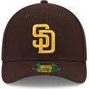 mutsid-kumer-pruun-snapback-9forty-m-crown-player-replica-san-diego-padres-mlb-new-era