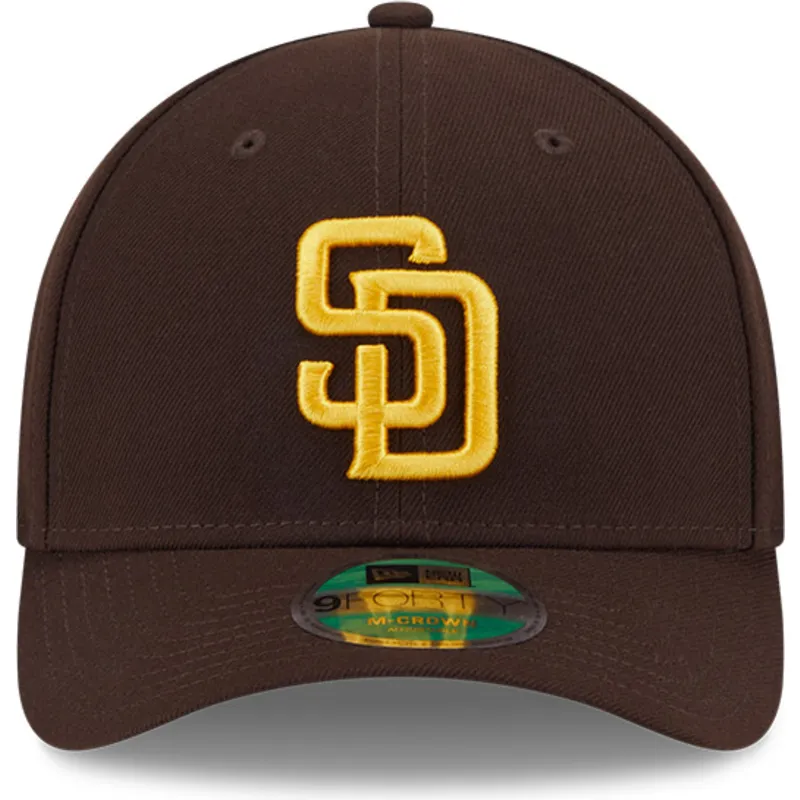 mutsid-kumer-pruun-snapback-9forty-m-crown-player-replica-san-diego-padres-mlb-new-era