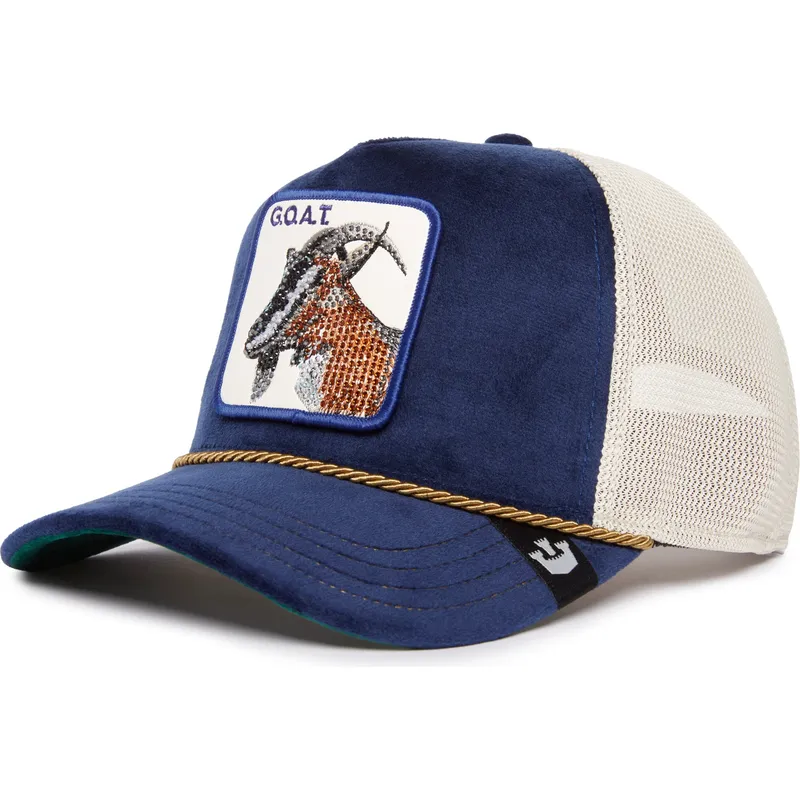 mutsid-kumer-sinine-snapback-sapphire-goat-the-farm-jewel-tones-the-farm-goorin-bros