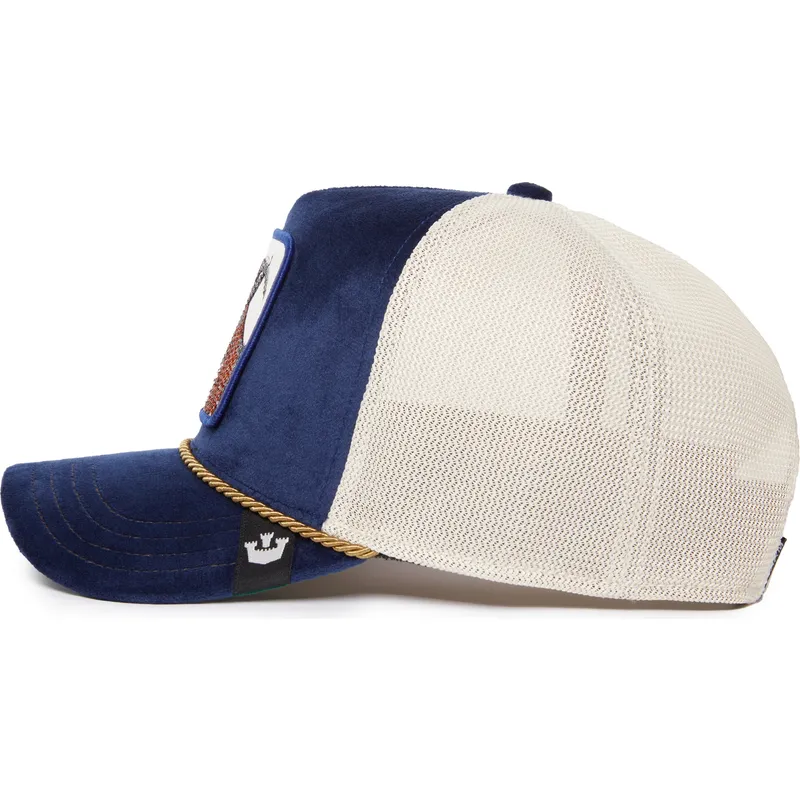 mutsid-kumer-sinine-snapback-sapphire-goat-the-farm-jewel-tones-the-farm-goorin-bros