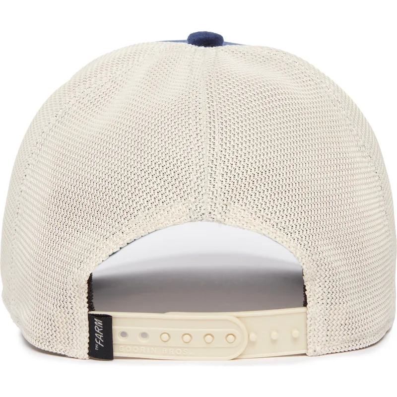 mutsid-kumer-sinine-snapback-sapphire-goat-the-farm-jewel-tones-the-farm-goorin-bros