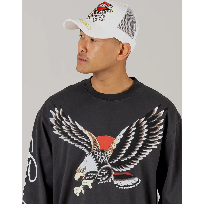 mutsid-kumer-valge-snapback-love-kills-slowly-ed-hardy