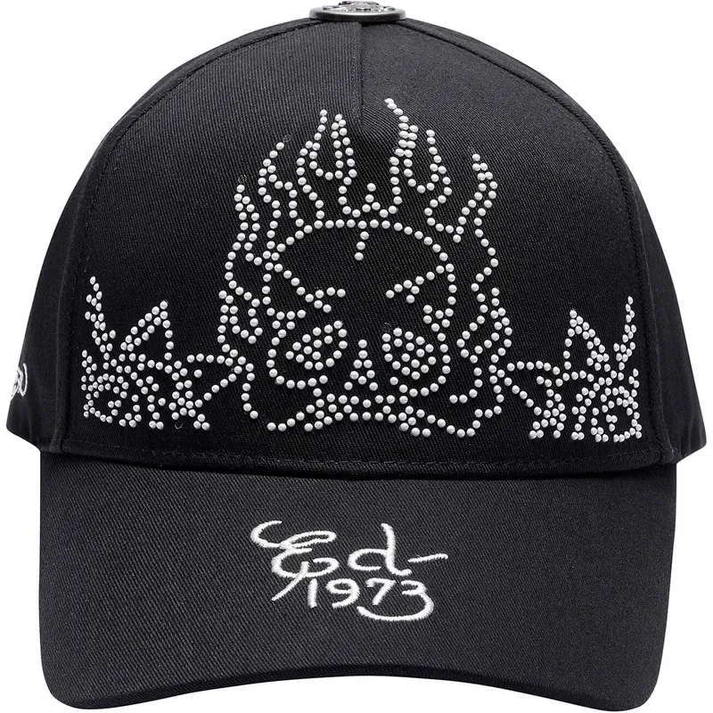 mutsid-kumer-must-reguleeritav-flaming-skull-ed-hardy