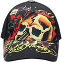 mutsid-kumer-must-reguleeritav-skull-chopper-ed-hardy