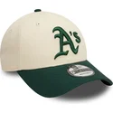 cap-kumer-beige-adjustable-strap-9forty-colour-block-oakland-athletics-mlb-new-era