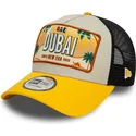 mutsid-kumer-kollane-snapback-9forty-a-frame-license-plate-dubai-ciudades-y-playas-new-era