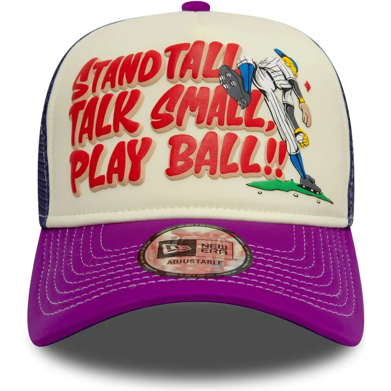 mutsid-kumer-violetne-snapback-9forty-a-frame-graphic-stand-tall-talk-small-play-ball-new-era mutsid-kumer-violetne-snapback-9forty-a-frame-graphic-stand-tall-talk-small-play-ball-new-era