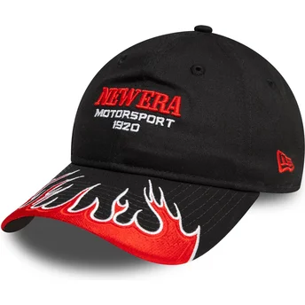 Mütsid kumer must reguleeritav 9TWENTY Flame Visor New Era