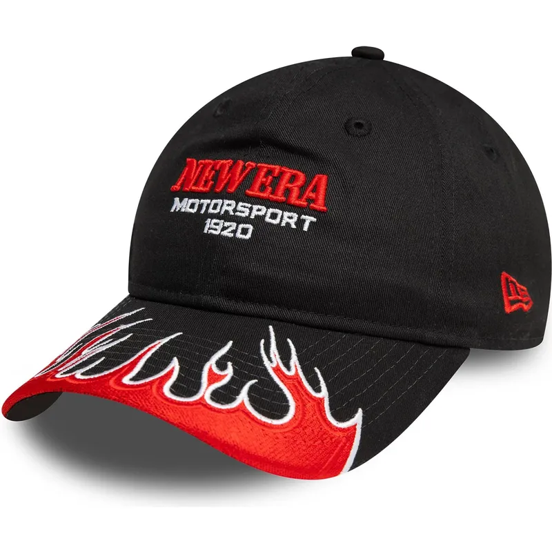 mutsid-kumer-must-reguleeritav-rihm-9twenty-flame-visor-new-era