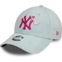 mutsid-kumer-sinine-reguleeritav-rosa-9forty-denim-icon-heart-new-york-yankees-mlb-new-era
