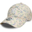 cap-kumer-beige-adjustable-strap-9twenty-floral-quilt-new-york-yankees-mlb-new-era