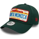 mutsid-kumer-roheline-snapback-9forty-a-frame-license-plate-santa-monica-ciudades-y-playas-new-era
