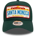 mutsid-kumer-roheline-snapback-9forty-a-frame-license-plate-santa-monica-ciudades-y-playas-new-era