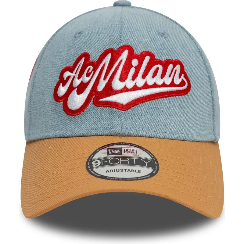 mutsid-kumer-mitmevarviline-reguleeritav-9forty-denim-ac-milan-serie-a-new-era