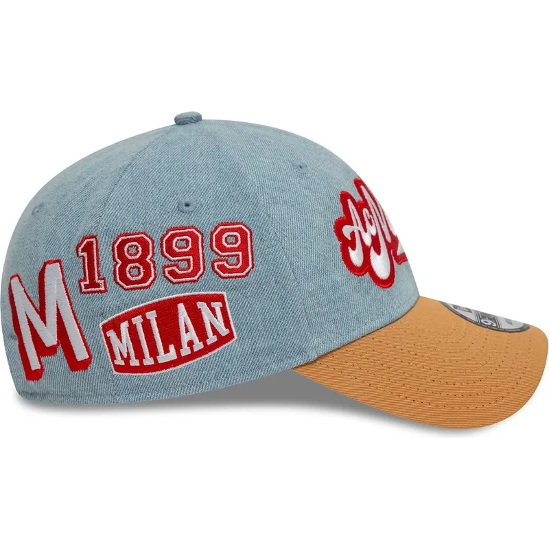 mutsid-kumer-mitmevarviline-reguleeritav-9forty-denim-ac-milan-serie-a-new-era