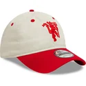 mutsid-kumer-punane-reguleeritav-9twenty-contrast-visor-manchester-united-football-club-premier-league-new-era