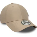 new-era-curved-brim-9forty-flawless-new-york-yankees-mlb-light-brown-adjustable-cap