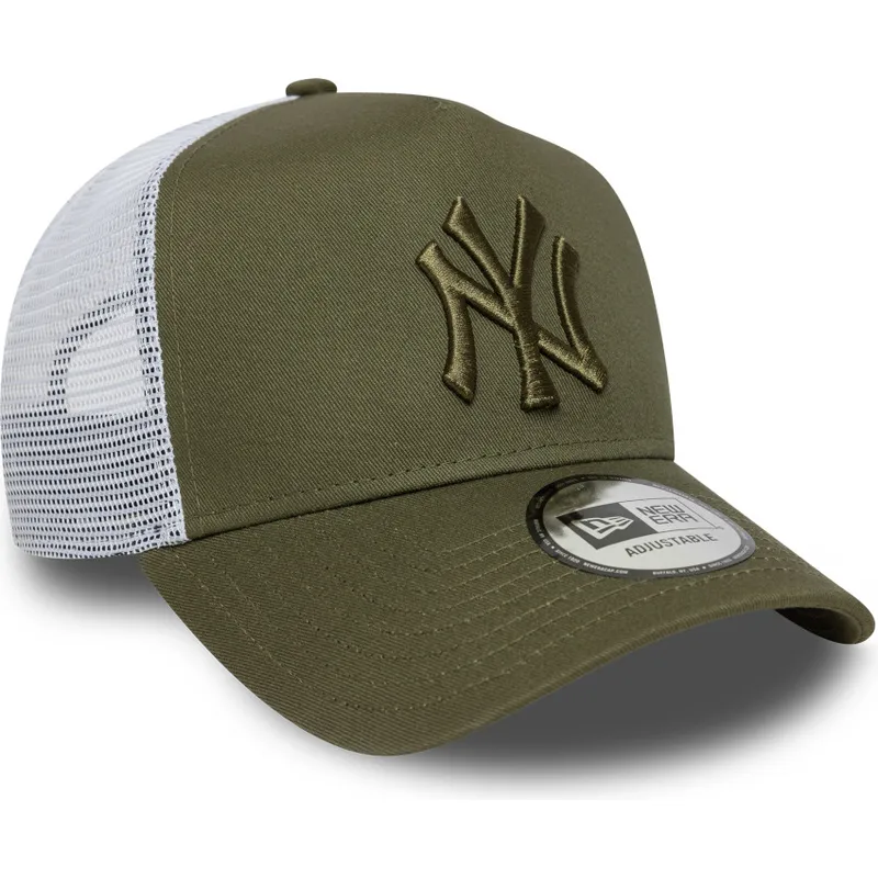cap-kumer-green-snapback-a-frame-league-essential-new-york-yankees-mlb-new-era