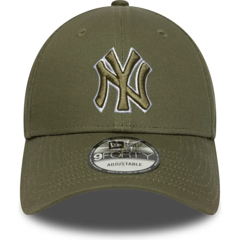 cap-kumer-green-adjustable-strap-9forty-outline-new-york-yankees-mlb-new-era cap-kumer-green-adjustable-strap-9forty-outline-new-york-yankees-mlb-new-era