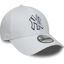 new-era-curved-brim-9forty-outline-new-york-yankees-mlb-white-adjustable-cap