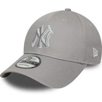 Cap kumer gray adjustable strap 9FORTY Outline New York Yankees MLB New Era