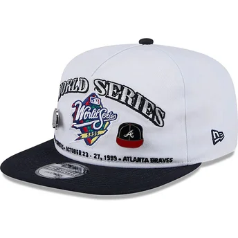 Cap lame black snapback Golfer Championship Pin New York Yankees & Atlanta Braves MLB New Era
