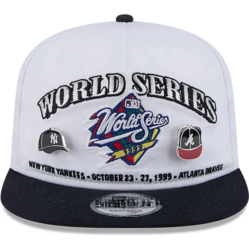 cap-lame-black-snapback-golfer-championship-pin-new-york-yankees-atlanta-braves-mlb-new-era