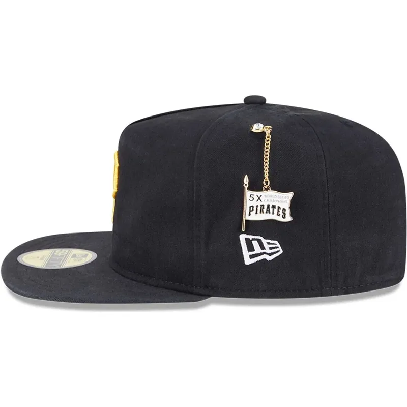 cap-lame-black-ajustada-59fifty-a-frame-championship-side-flag-pittsburgh-pirates-mlb-new-era