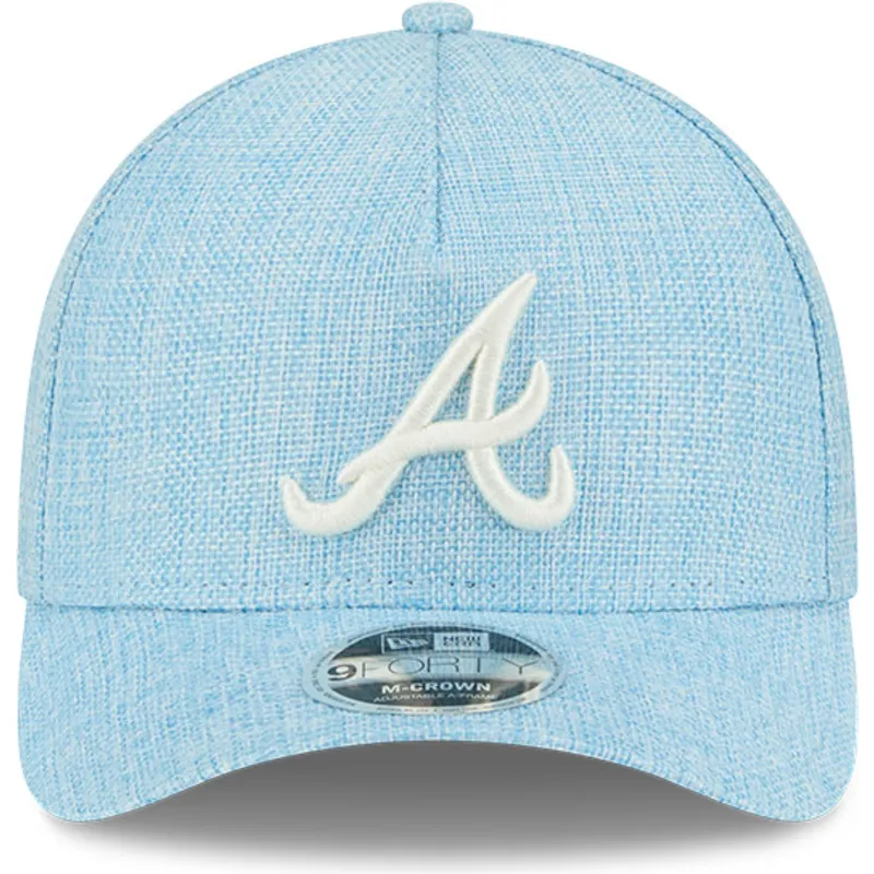 mutsid-kumer-sinine-snapback-9forty-m-crown-a-frame-cotton-weave-atlanta-braves-mlb-new-era