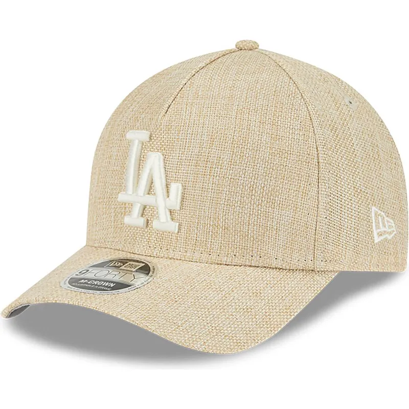 mutsid-kumer-beez-snapback-9forty-m-crown-a-frame-cotton-weave-los-angeles-dodgers-mlb-new-era