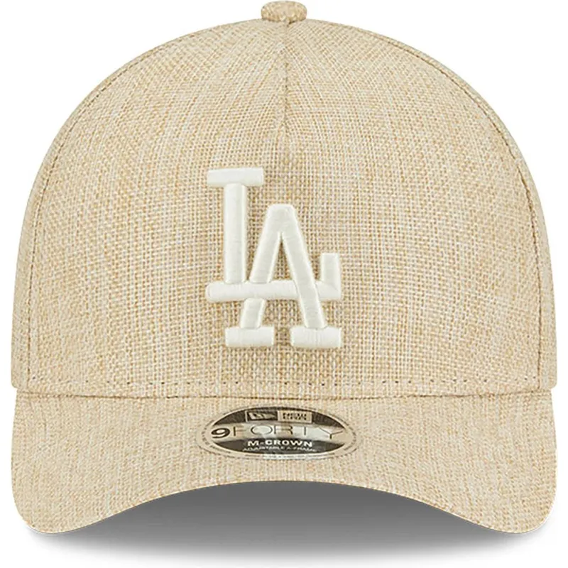 mutsid-kumer-beez-snapback-9forty-m-crown-a-frame-cotton-weave-los-angeles-dodgers-mlb-new-era