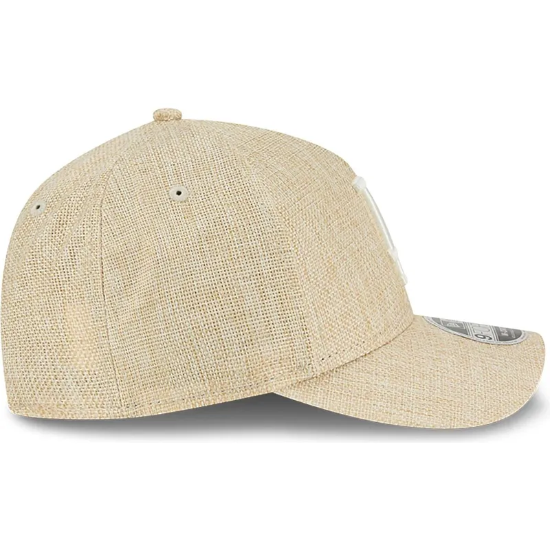 mutsid-kumer-beez-snapback-9forty-m-crown-a-frame-cotton-weave-los-angeles-dodgers-mlb-new-era