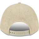 new-era-curved-brim-9forty-m-crown-a-frame-cotton-weave-chicago-white-sox-mlb-beige-snapback-cap