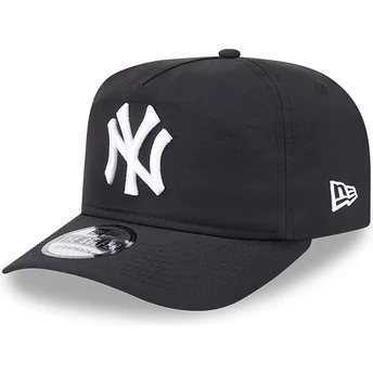 New Era Curved Brim Golfer Everyday Nylon New York Yankees MLB Black Adjustable Cap