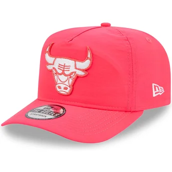 Mütsid kumer roosa reguleeritav rihm Golfer Everyday Nylon Chicago Bulls NBA New Era