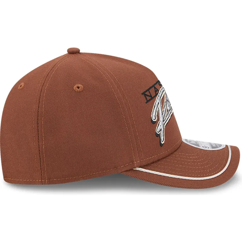 mutsid-kumer-pruun-snapback-9forty-m-crown-a-frame-motorsport-nascar-new-era
