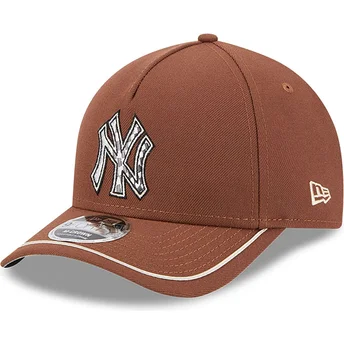Cap kumer brown snapback 9FORTY M-Crown A Frame Motorsport New York Yankees MLB New Era
