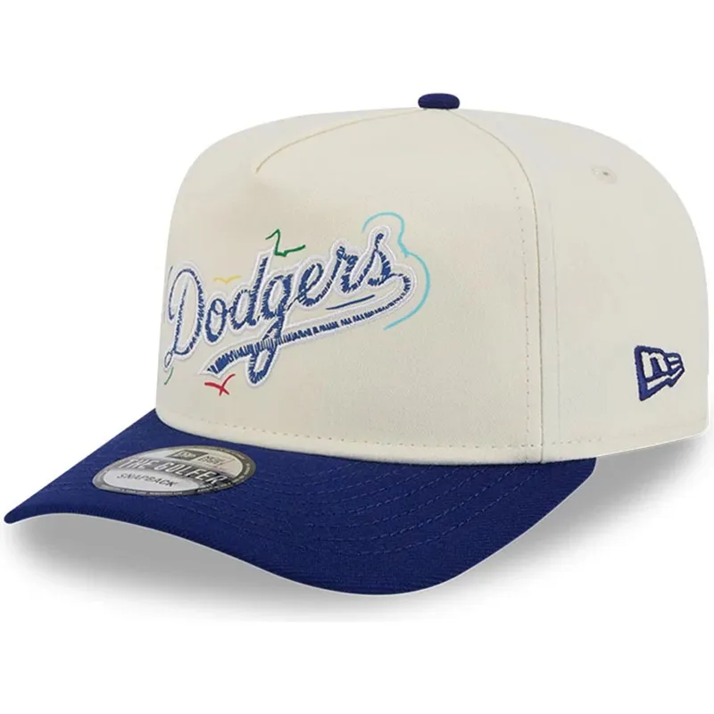 mutsid-kumer-sinine-snapback-golfer-team-scribble-los-angeles-dodgers-mlb-new-era
