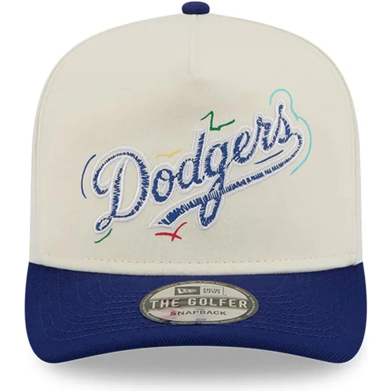 mutsid-kumer-sinine-snapback-golfer-team-scribble-los-angeles-dodgers-mlb-new-era