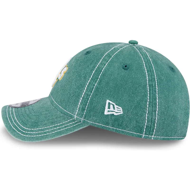 mutsid-kumer-roheline-reguleeritav-9twenty-washed-contrast-oakland-athletics-mlb-new-era